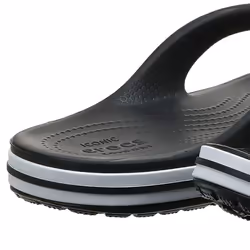 Crocs Men's and Women's Bayaband Flip Flop  Black/White  10 US Women /