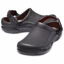 ) Crocs Bistro Pro Literide Clog EVA Black Clogs - Black, 11 (Adults'
