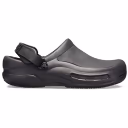 Crocs: Black Bistro Pro Literide Clog Slip On 6