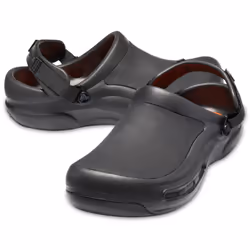 Crocs: Black Bistro Pro Literide Clog Slip On 6