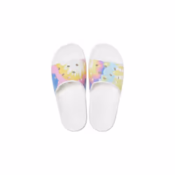 Crocs Unisex Classic Graphic Slide Sandals White/Multi Numeric_8 US Men