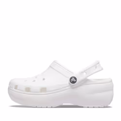 Crocs Womens Classic Platform Clog Sandals - White - Womens US 11 - Additional view 7