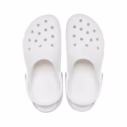 Crocs Womens Classic Platform Clog Sandals - White - Womens US 9 - Additional view 6