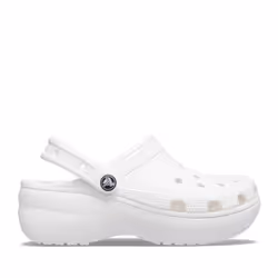 Crocs Womens Classic Platform Clog Sandals - White - Womens US 9 - Additional view 8