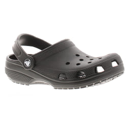 ) Crocs Childrens Clog Sandals Classic Slip On black UK Size - Black, 11 (Children's