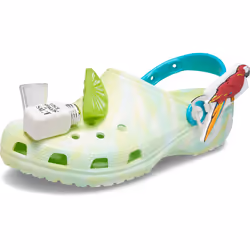 Crocs Unisex-Adult Classic Margaritaville Clog, Lime Zest, 15 Women/13 Men