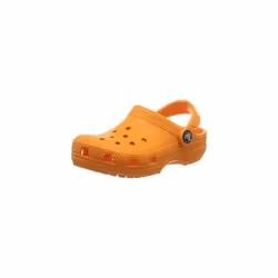 crocs Kids Unisex classic clog (Toddler) Orange Zing 5 Toddler M
