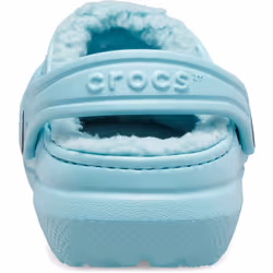 Crocs Unisex-Child Classic Lined Clogs Pure Water 1 US Unisex Little Kid