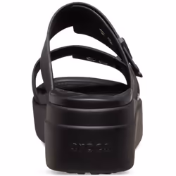 ) Crocs Brooklyn Thermoplastic Women's Black Sandals - Black, 7 (Adults'