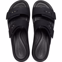 ) Crocs Brooklyn Thermoplastic Women's Black Sandals - Black, 7 (Adults' - Additional view 5