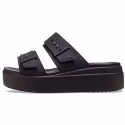 ) Crocs Brooklyn Thermoplastic Women's Black Sandals - Black, 7 (Adults' - Additional view 6