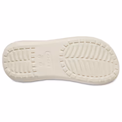 ) Crocs Classic Crush Thermoplastic Women's Bone Clogs - White, 8 (Adults'