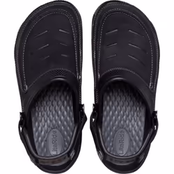 ) Crocs Yukon Vista II Polyurethane Men's Black/Slate Grey Clogs - Black, 6 (Adults' - Additional view 4