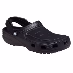 ) Crocs Yukon Vista II Polyurethane Men's Black/Slate Grey Clogs - Black, 6 (Adults' - Additional view 6