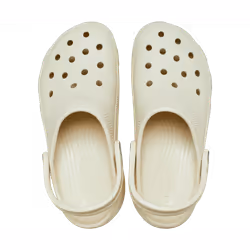 Crocs Womens Classic Platform Clog Sandals Slip On Shoes - Bone - Womens US 11 - Additional view 5