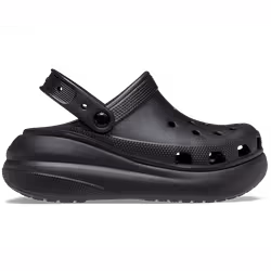 Crocs Classic Crush Platform Clog Sandals - Black - Mens US 8 / Womens US 10