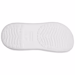 ) Crocs Classic Crush EVA Women's White Clogs - White, 4 (Adults'