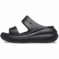 Crocs Unisex-Adult Classic Crush Sandal Black 6 Men/8 Women
