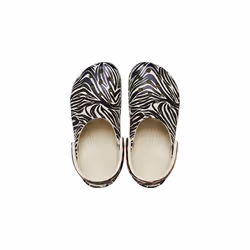 Crocs Unisex-Adult Classic Animal Print Clogs | Zebra and Leopard Shoes Bone/Multi Animal 7 Men/9 Women