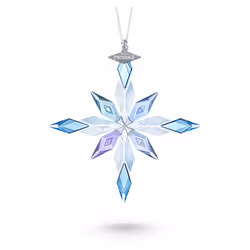 SWAROVSKI Frozen 2 Snowflake Holiday Ornament Blue Crystals