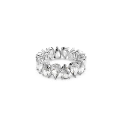 Swarovski Pear Vittore Ring  Womens Ring with Pear-Shaped White crysta