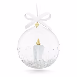 Swarovski Annual Edition 2023 Ornament  Clear Swarovski Crystals with Gold-Tone Finished Metal  from The Swarovski Annual Edi ...
