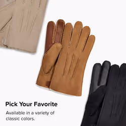 UGG Men's Contrast Sheepskin Touchscreen Glove  Chestnut  Large