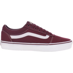 Vans Mens Ward Low Top Casual Canvas Trainers Sneakers Shoes - 9.5, Port/White