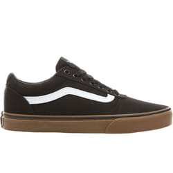 Vans Mens Ward Low-Top Casual Suede Canvas Trainers Sneakers - 10 UK, Black/Brown