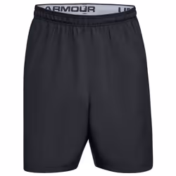 Under Armour Mens 2021 Woven Graphic Wordmark Lightweight Breathable Shorts - M, Black/Zinc Gray