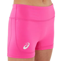 ASIcS 3 Volleyball Fit Short  Team Pink glow  Large