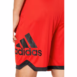 adidas Men's Badge of Sport Basketball Shorts  SCARLE  S