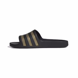 adidas unisex adult Adilette Aqua Slide Sandal Core BlackGold MetallicCore Black 11 Women Men US