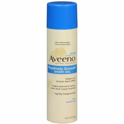 Aveeno Positively Smooth Shave Gel 7 oz Pack of 2