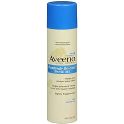Aveeno Positively Smooth Shave Gel 7 oz Pack of 2