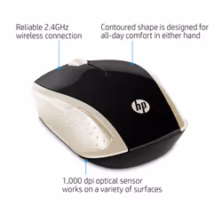 HP Wireless Mouse 200 (Silk Gold) - Additional view 6