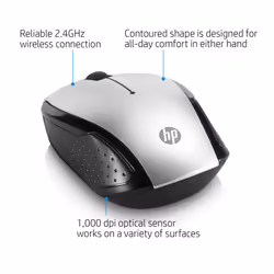 HP Wireless Mouse 200 (Pike Silver) - Additional view 6