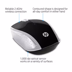 HP Wireless Mouse 200 (Pike Silver) - Additional view 7