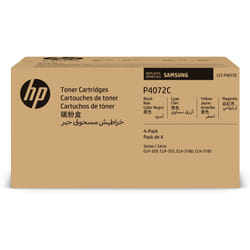 Samsung CLT-P4072C 4-pack Cyan/Magenta/Yellow/Black Original Toner Cartridge