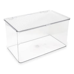 Isaac Jacobs Large Stackable Organizer Bin (10.75  x 6.5  x 6.1 ) w Hi