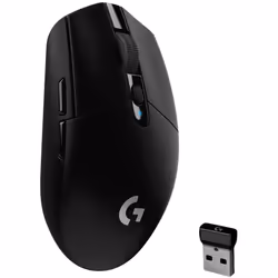 Logitech G305 LIGHTSPEED Wireless Gaming Mouse, HERO 12K Sensor, 12,000 DPI, Lightweight, 6 Programmable Buttons, 250h Batter ...