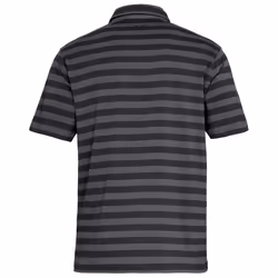 Under Armour Mens CC Scramble Stripe Charged Cotton Polo Shirt - S, Black