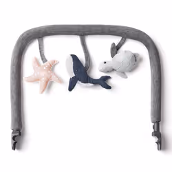 Ergobaby Evolve 3-in-1 Bouncer Toy Bar Accessory Ocean Wonders - Charcoal Grey