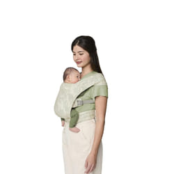Ergobaby Embrace Cozy Newborn Baby Wrap Carrier (7-25 Pounds)  Ponte Knit  Sage Meadows