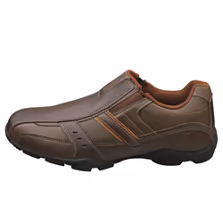 Skechers Marter Mens Slip On Trainers in Brown - 11