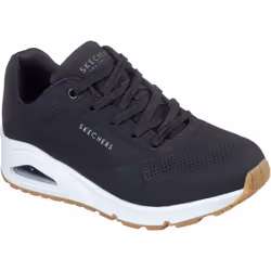 ) Skechers uno stand on air womens ladies trainers black - 8 (Adults'
