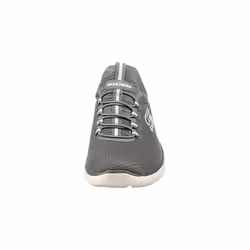 Skechers Men's Summits Sneaker, Charcoal Mesh Trim, 10.5 UK