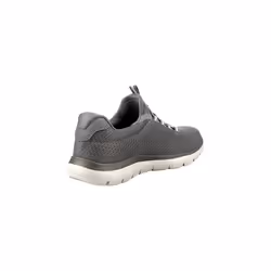 Skechers Men's Summits Sneaker, Charcoal Mesh Trim, 10.5 UK
