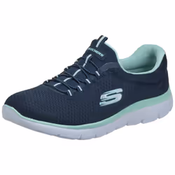 Skechers womens Summits Sneaker NavyAqua 5 US