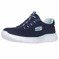 Skechers womens Summits Sneaker Navy/Aqua 7 US